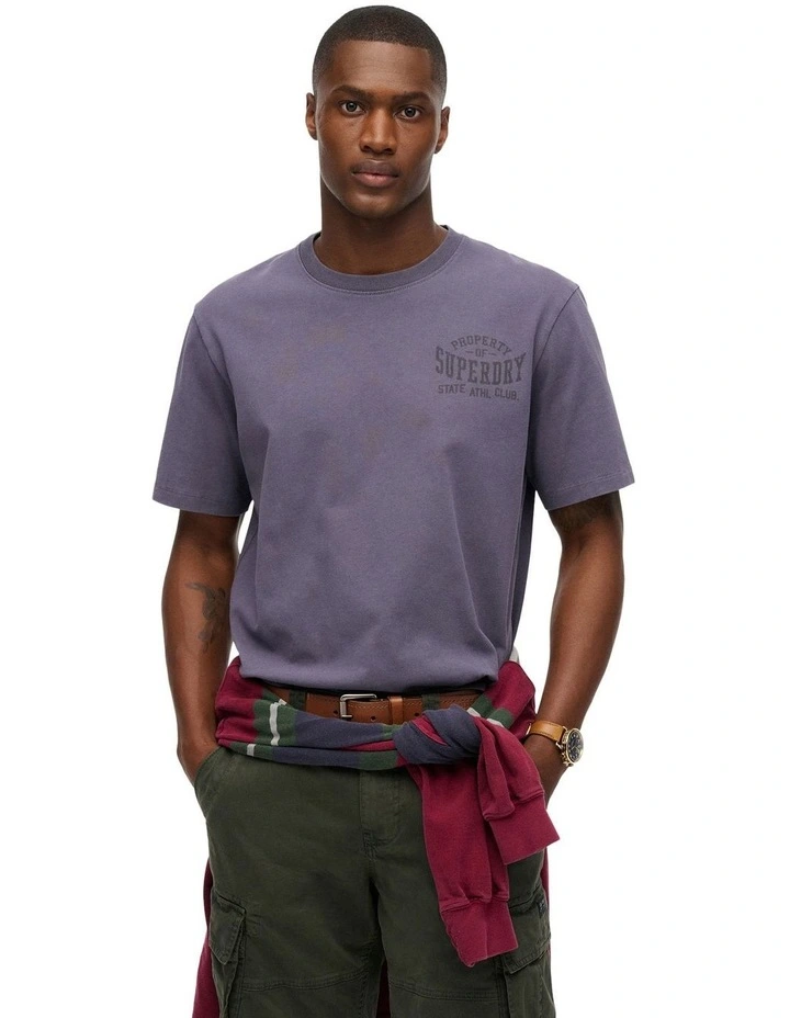 Athletic Essential Graphic Tee in Greystone image 1