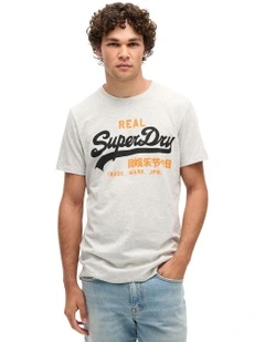 VL Heritage Graphic Tee in Quantico Grey Jaspe