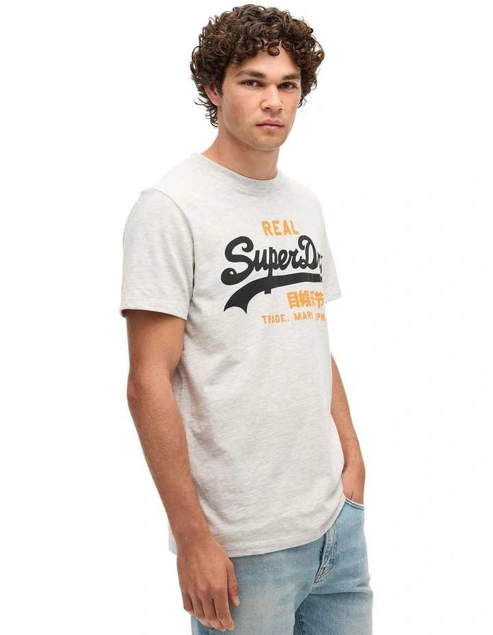 VL Heritage Graphic Tee in Quantico Grey Jaspe image 3