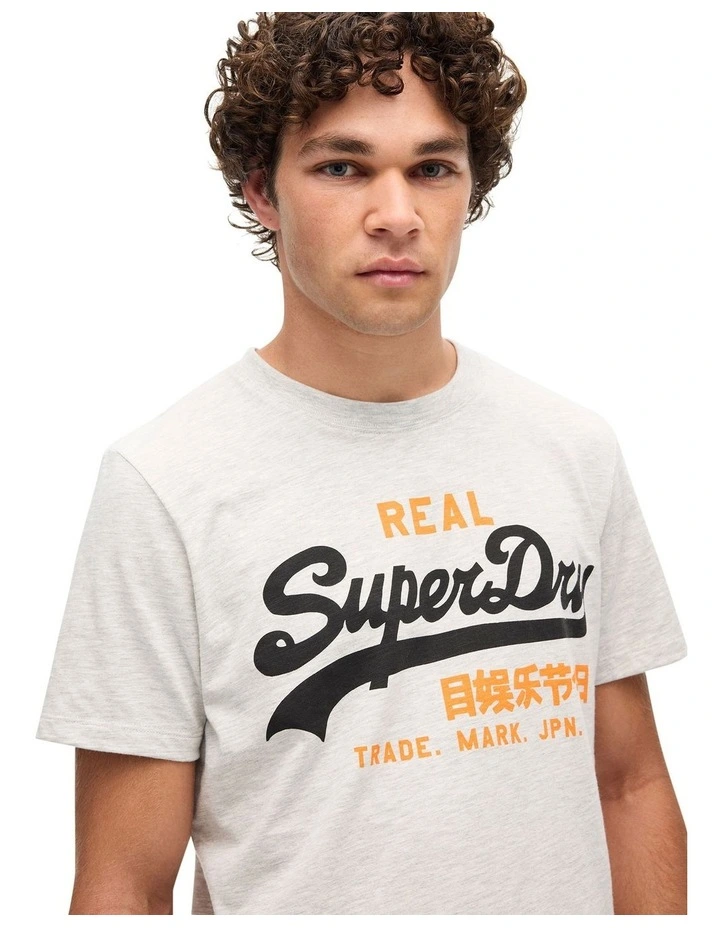 VL Heritage Graphic Tee in Quantico Grey Jaspe image 4