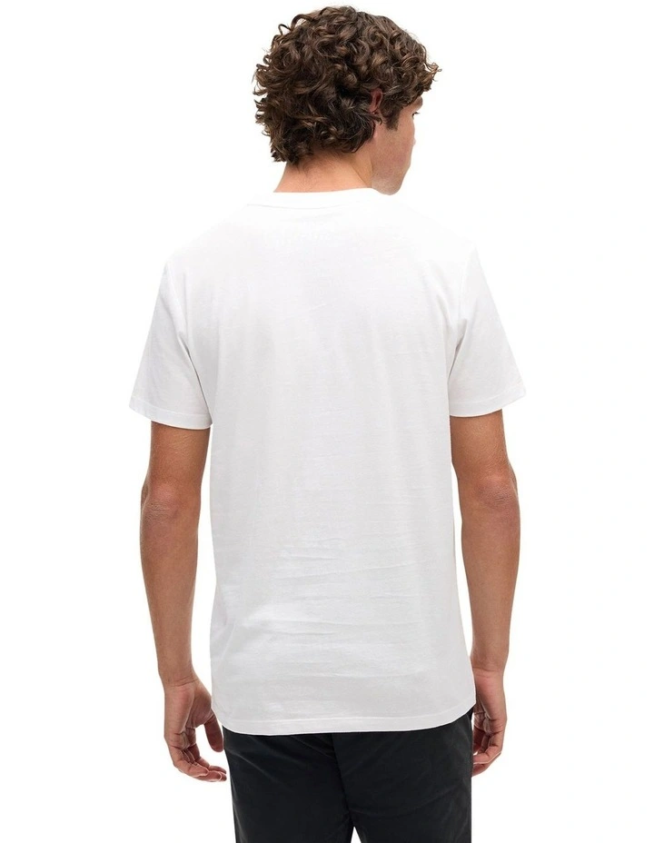 VL Heritage Graphic Tee in Optic image 2