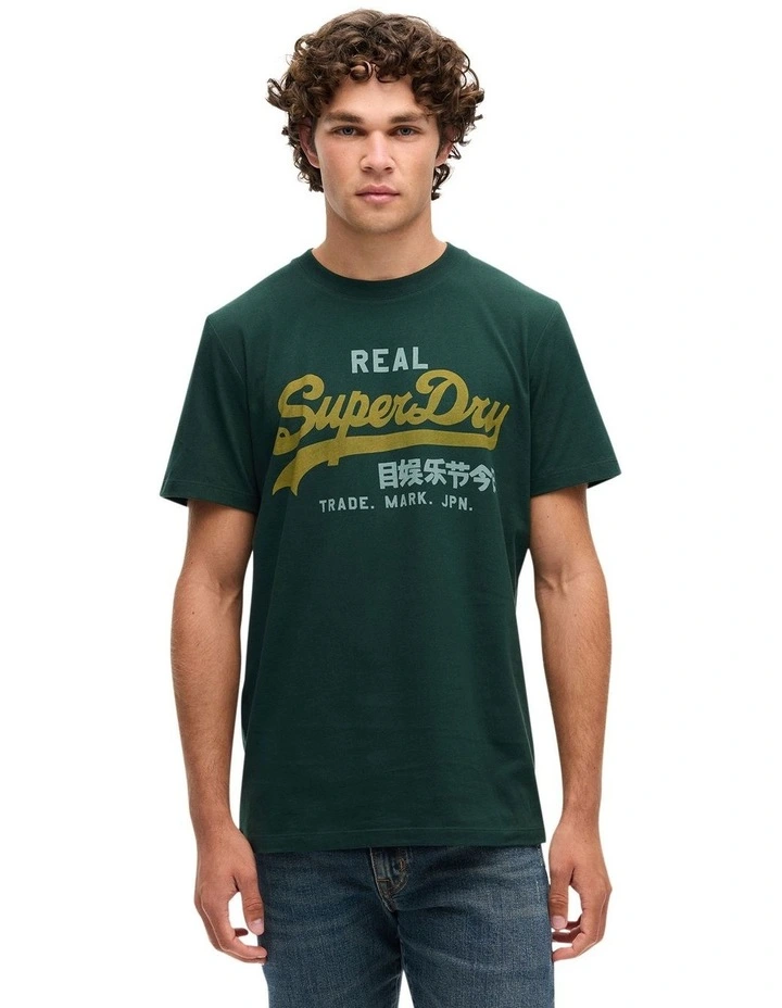 VL Heritage Graphic Tee in Enamel Green image 1