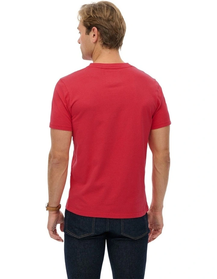 Vintage Logo Classic Tee in Indiana Red image 2