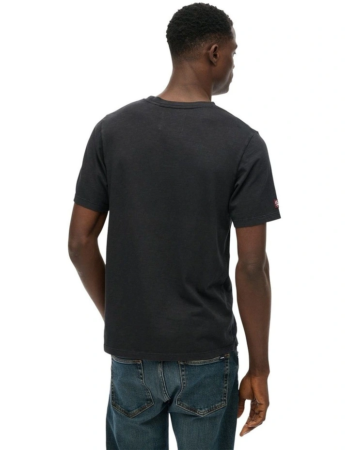 Copper Label Relaxed Tee in Washed Black image 2