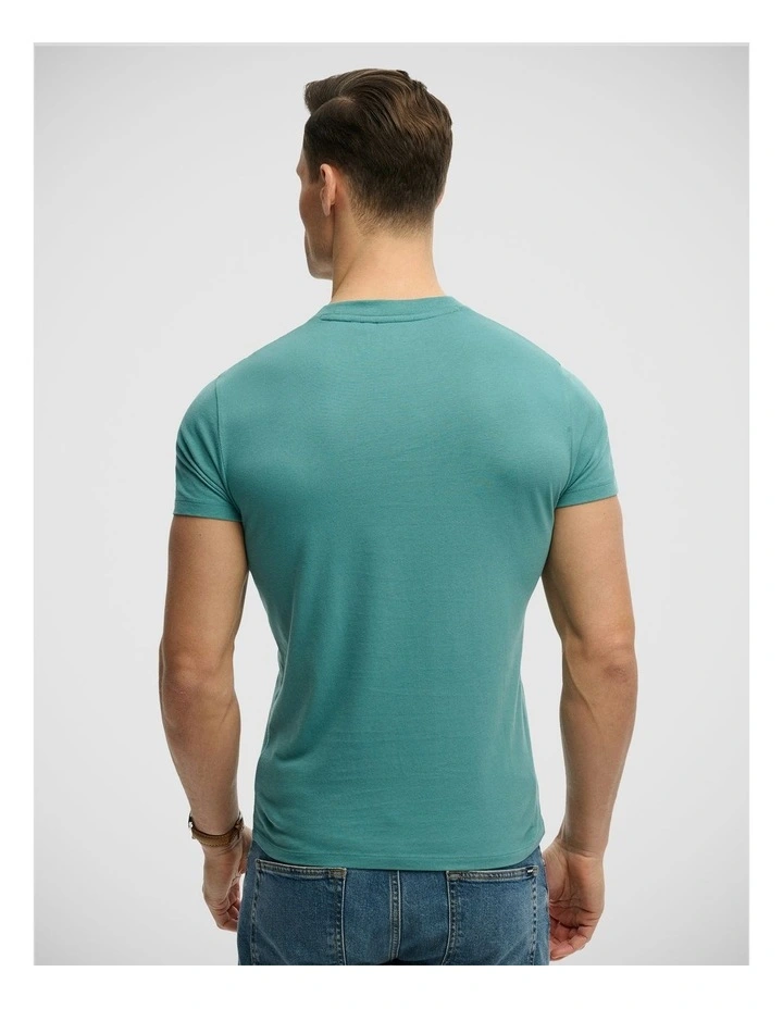 Essential Logo T/Shirt in Teal image 2