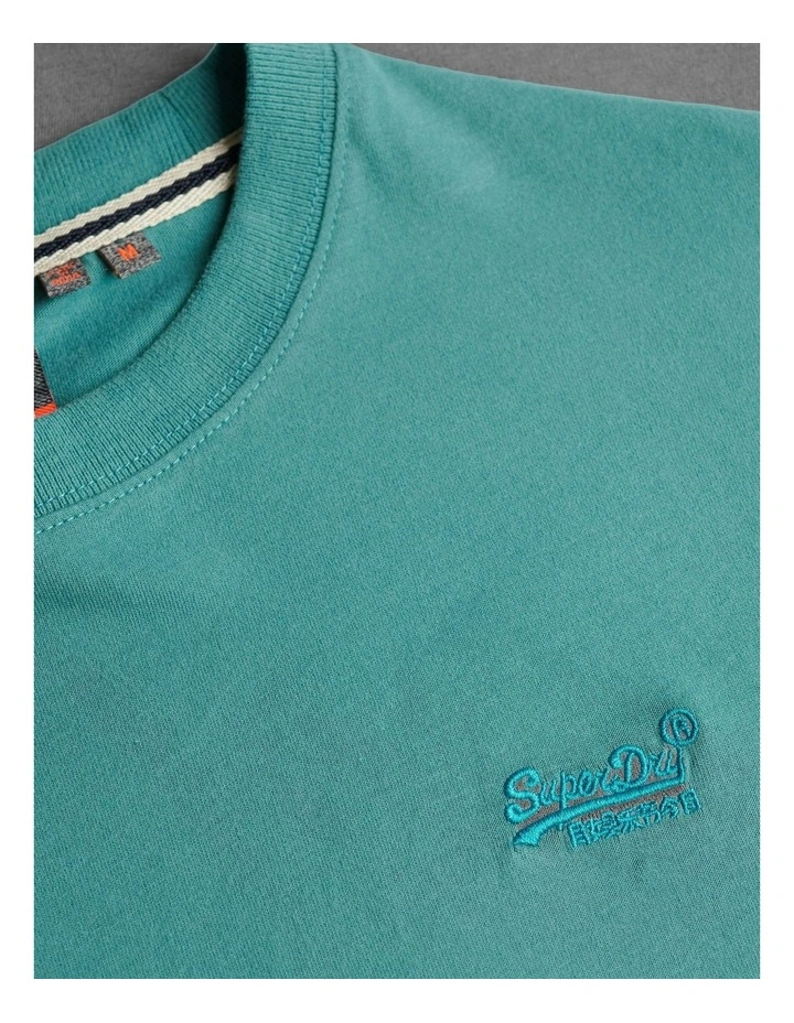 Essential Logo T/Shirt in Teal image 6