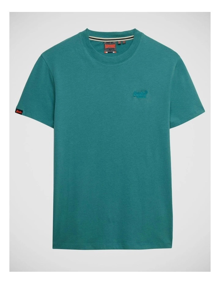 Essential Logo T/Shirt in Teal image 7