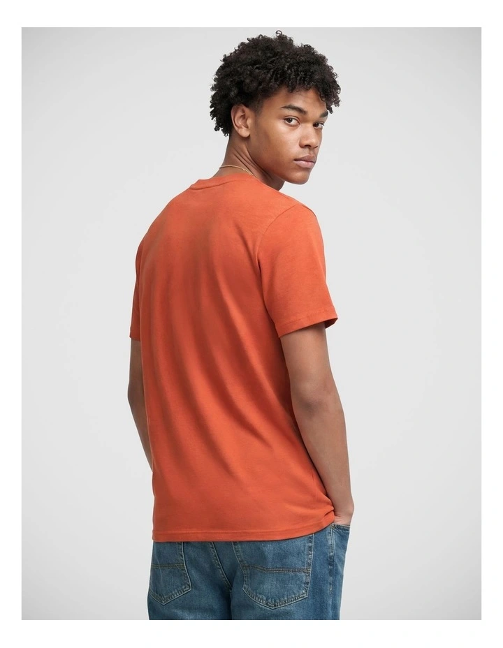 Vintage Heritage Relaxed T-Shirt in Rust Orange Marl image 2