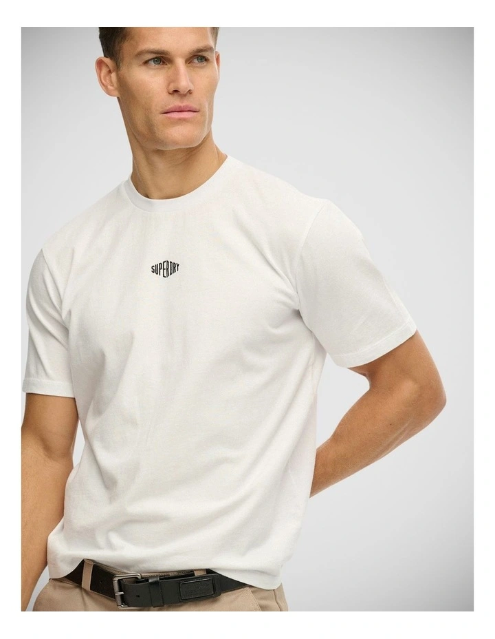 Micro Logo T/Shirt in Optic image 4