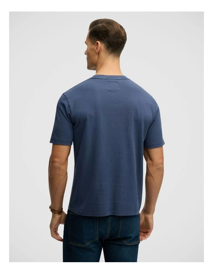 Athletic Ess Graphic T/Shirt in Lauren Navy image 2