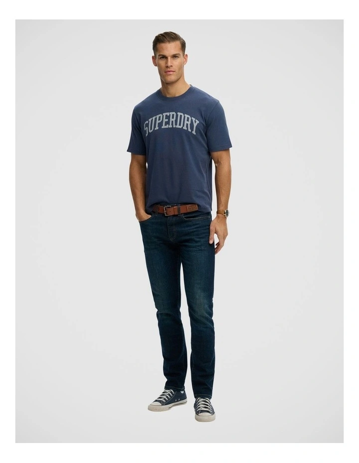 Athletic Ess Graphic T/Shirt in Lauren Navy image 5