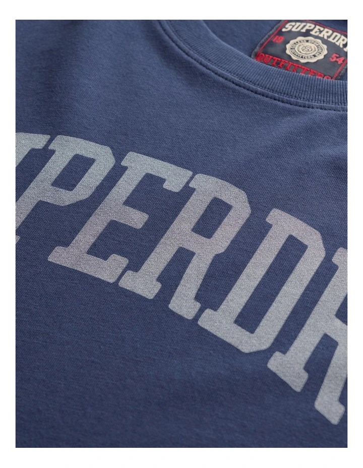 Athletic Ess Graphic T/Shirt in Lauren Navy image 6