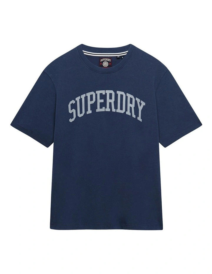 Athletic Ess Graphic T/Shirt in Lauren Navy image 7