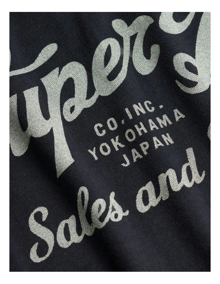 Industry Worker Relaxed T/Shirt in Eclipse Navy image 6