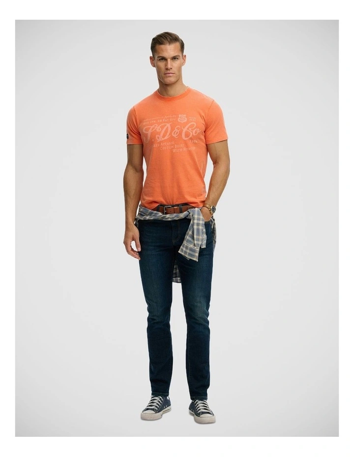 Industry Worker Relaxed T/Shirt in Firecracker Orange image 5