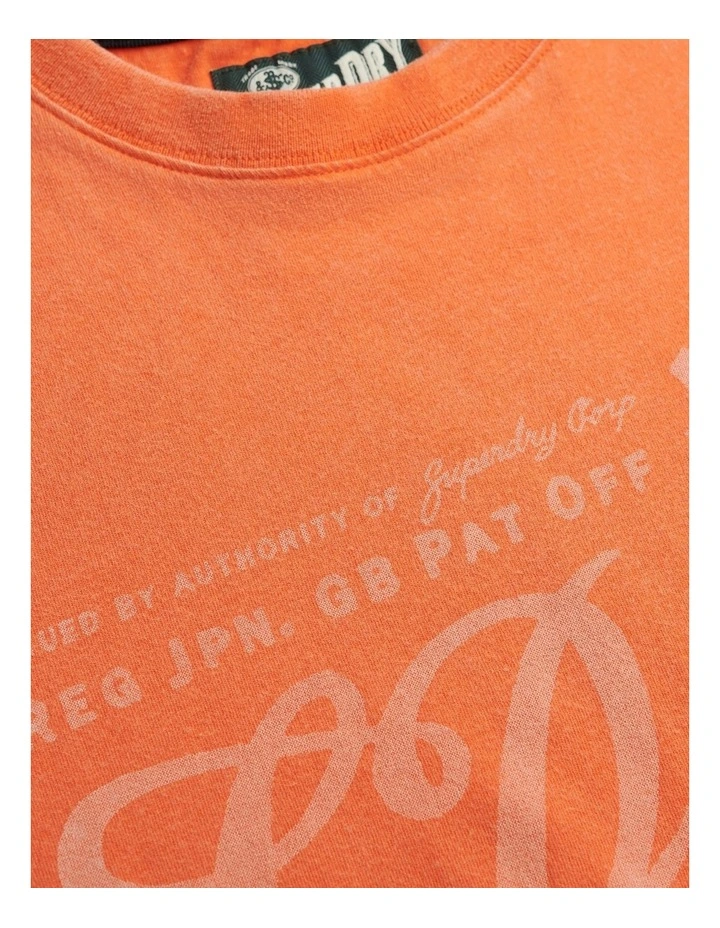 Industry Worker Relaxed T/Shirt in Firecracker Orange image 6