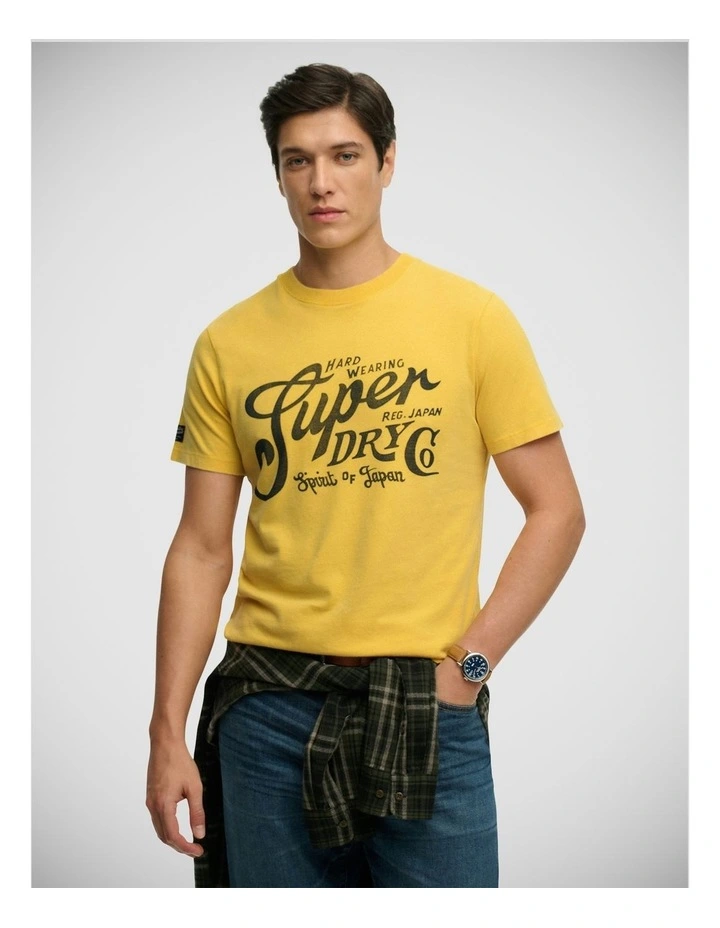 Industry Worker Relaxed T-Shirt in Daffodil Yellow image 1