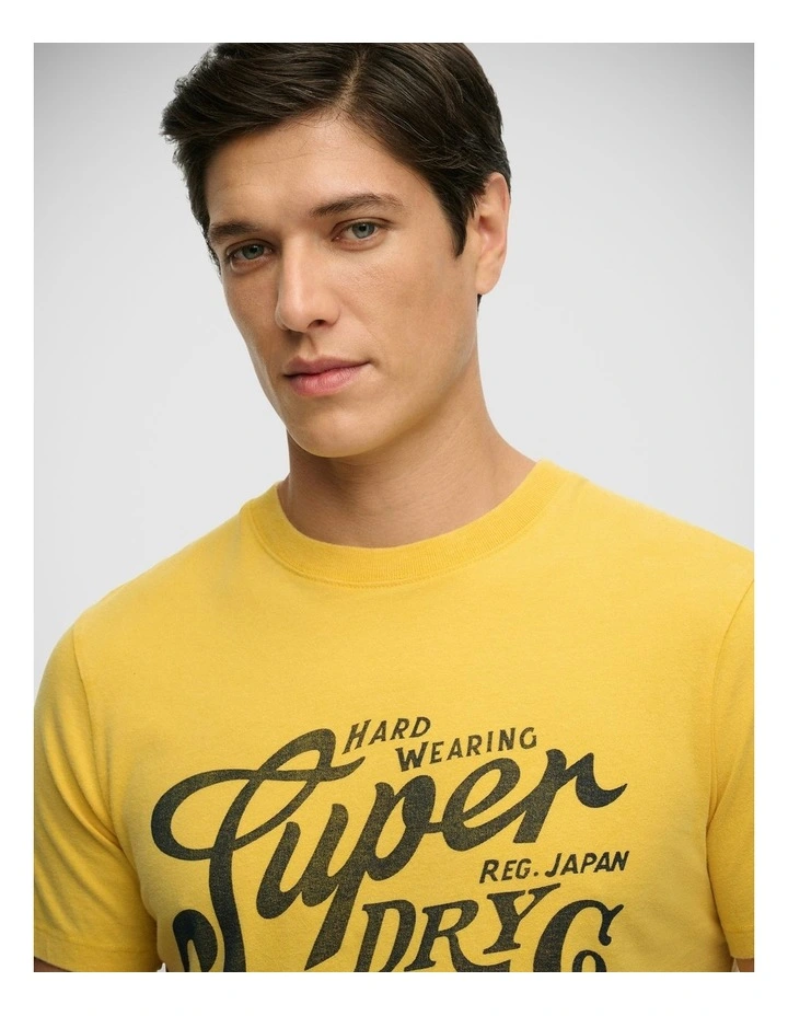 Industry Worker Relaxed T-Shirt in Daffodil Yellow image 3