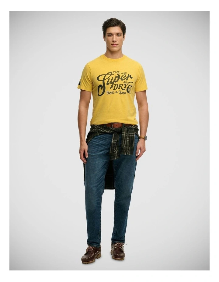 Industry Worker Relaxed T-Shirt in Daffodil Yellow image 5