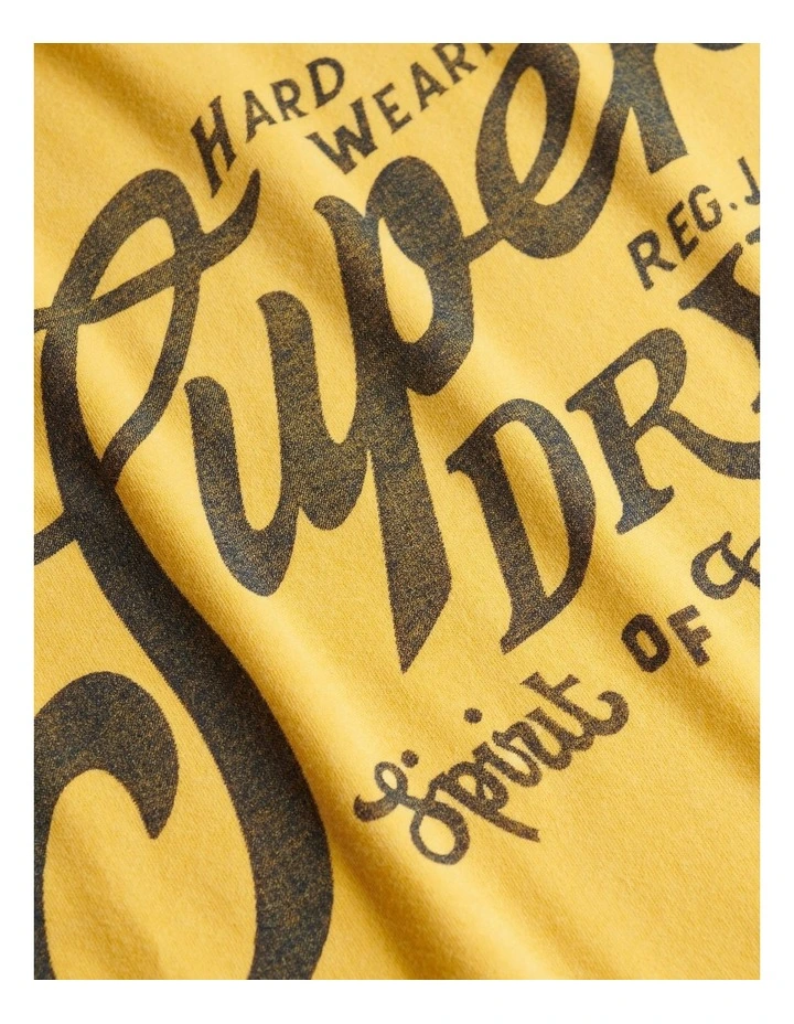 Industry Worker Relaxed T-Shirt in Daffodil Yellow image 6