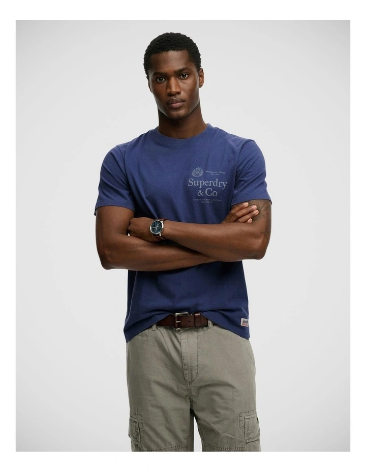 1954 Company Relaxed T/Shirt in Hampton Blue image 1