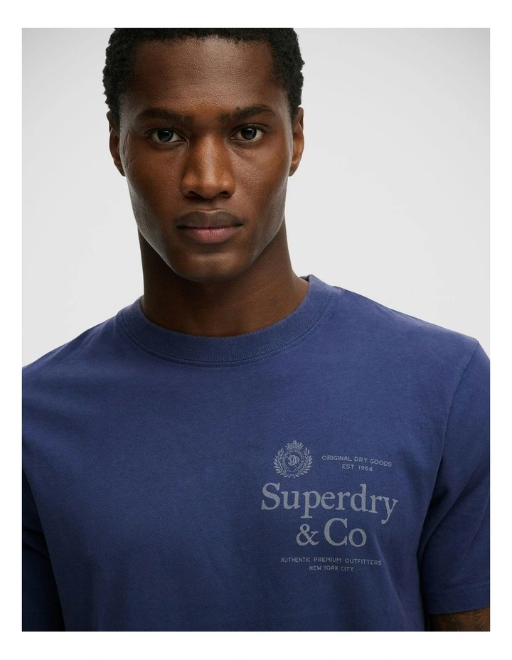 1954 Company Relaxed T/Shirt in Hampton Blue image 3