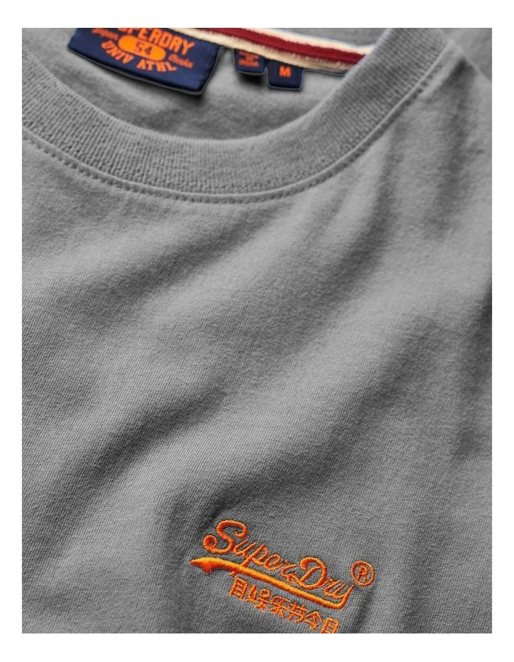 Essential Logo Tee in Monaco Blue/ Red image 5