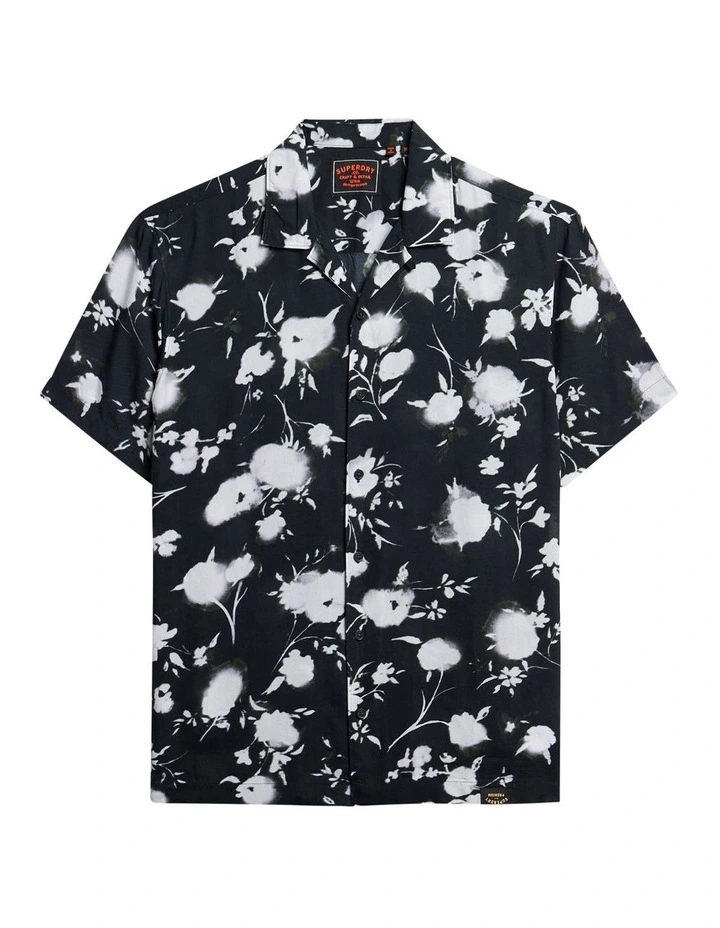 Short Sleeves Print Shirt in Abstract Floral image 5