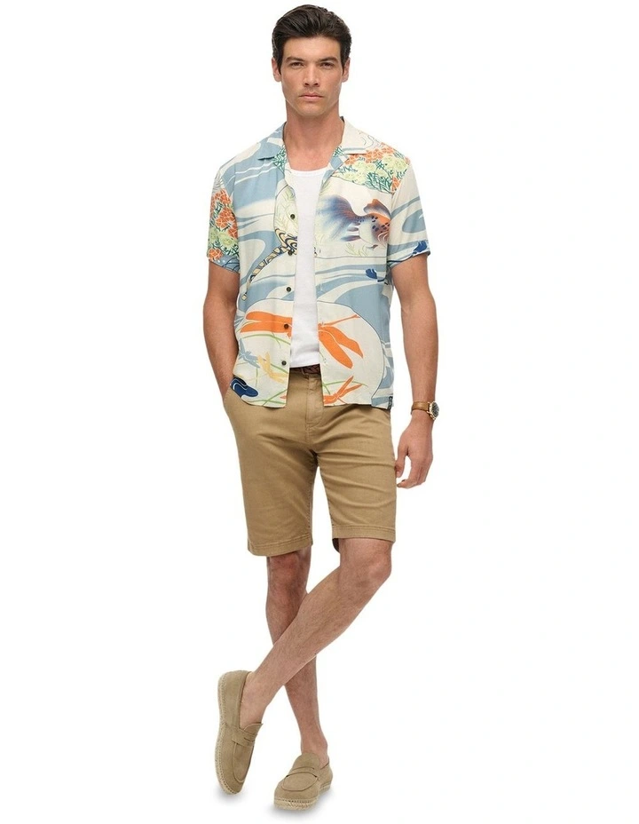 Merchant Hawaiian Shirt in Ryusunichiwa Off White image 7