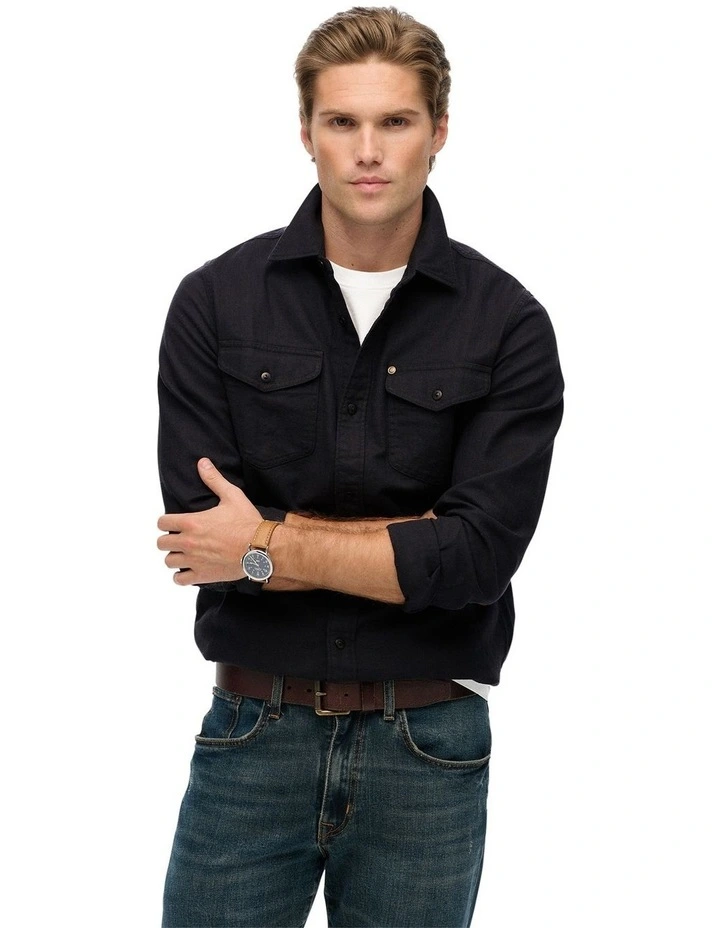 Merchant Ranch Shirt in Black image 1