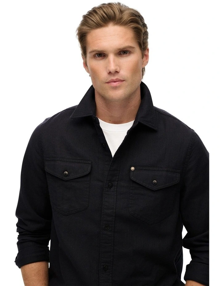 Merchant Ranch Shirt in Black image 3