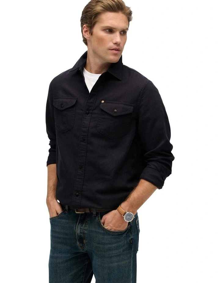 Merchant Ranch Shirt in Black image 4