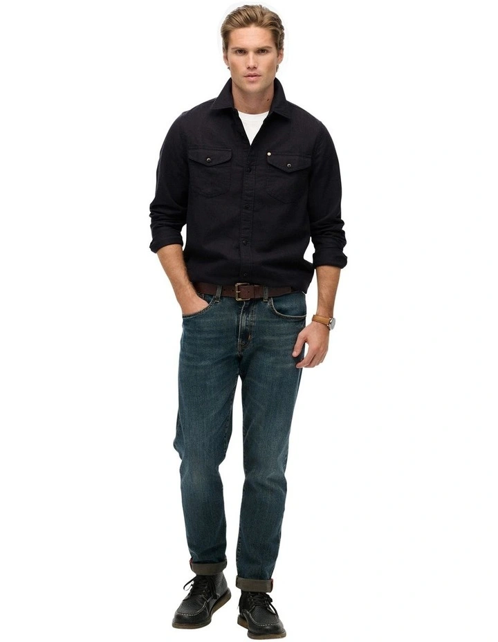 Merchant Ranch Shirt in Black image 5