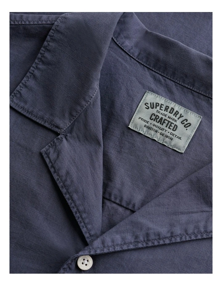 Cabana Short Sleeve Shirt in Soft Navy image 6
