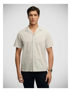 Cabana Short Sleeve Shirt in Chalk Grey