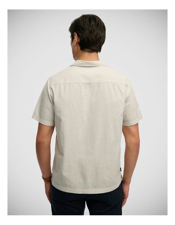 Cabana Short Sleeve Shirt in Chalk Grey image 2