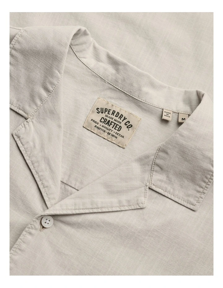 Cabana Short Sleeve Shirt in Chalk Grey image 6
