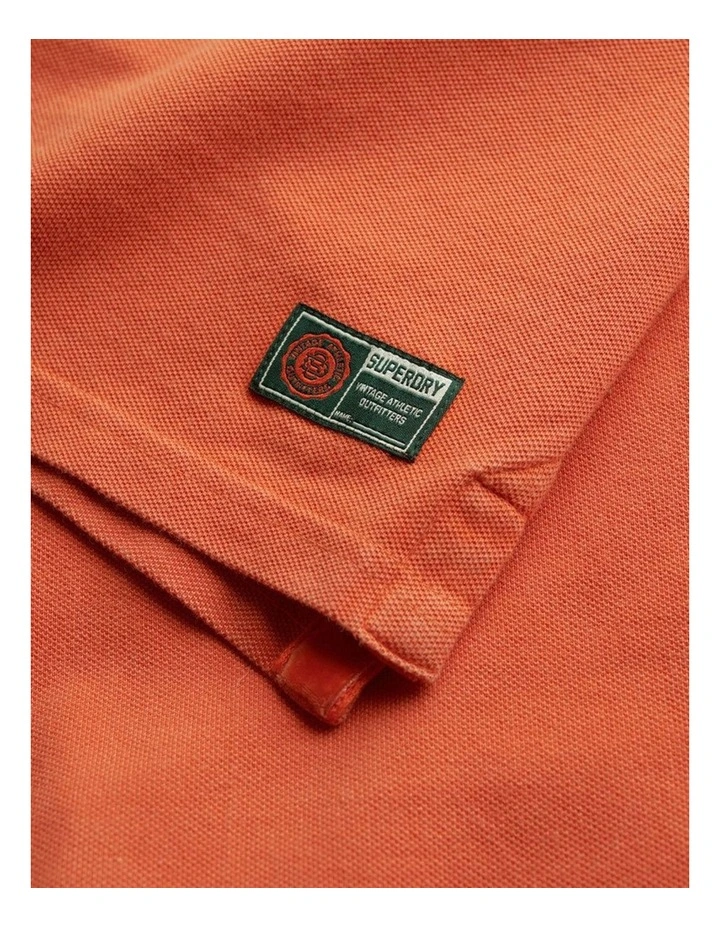 Vintage Athletic Polo in Preppy Orange image 4