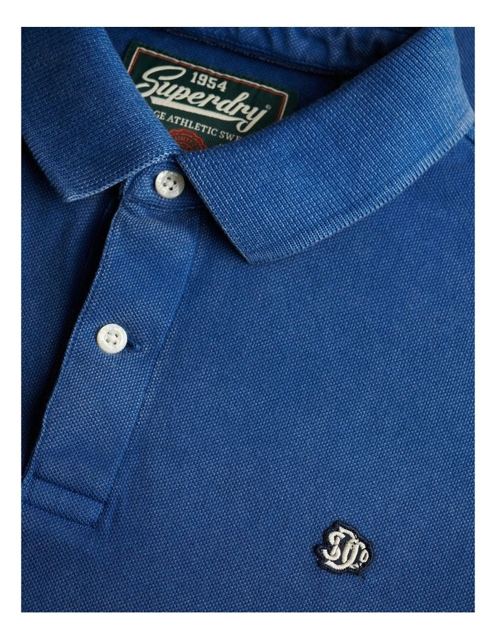 Vintage Destroy Polo in Bay Blue image 6