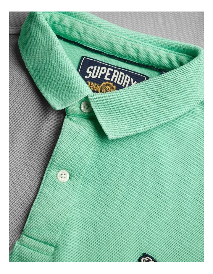 Vintage Destroy Polo in Spring Bud Green image 6