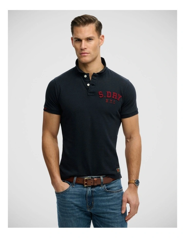 Vintage Athletic Polo in Eclipse Navy image 1