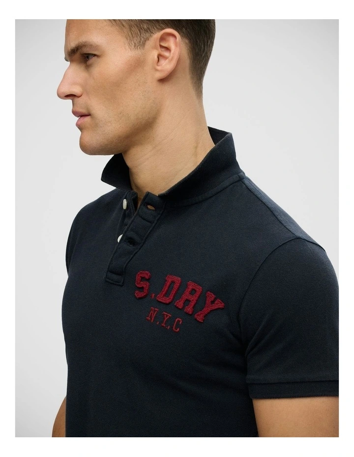Vintage Athletic Polo in Eclipse Navy image 4