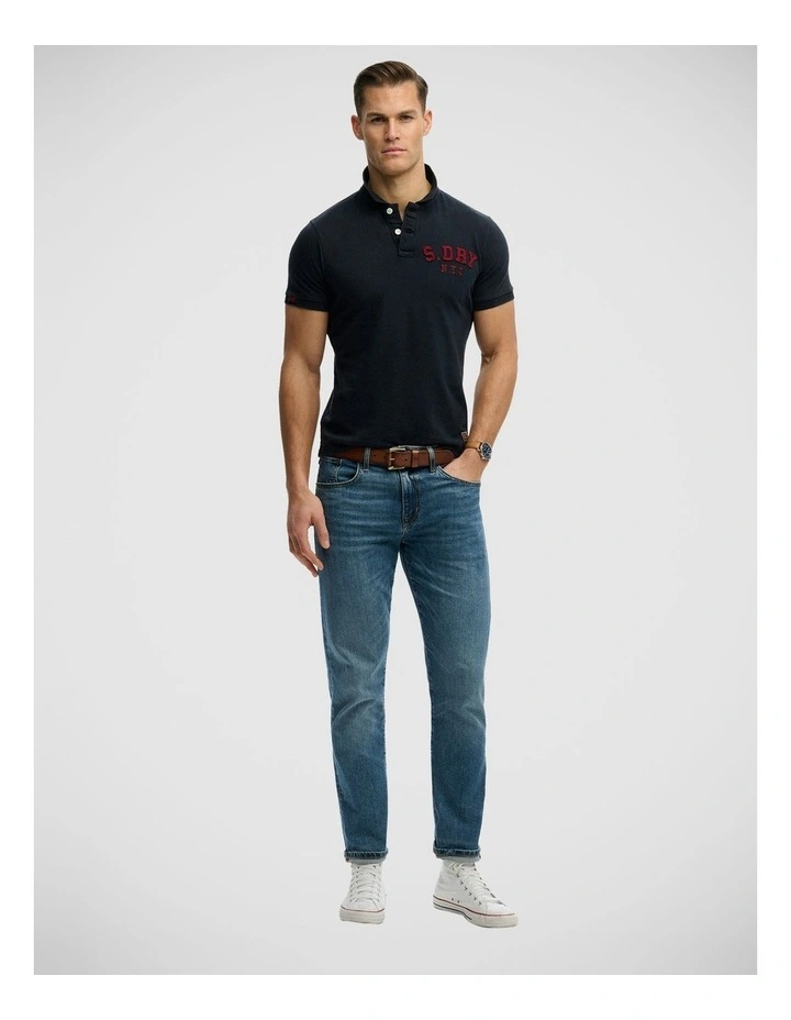 Vintage Athletic Polo in Eclipse Navy image 5
