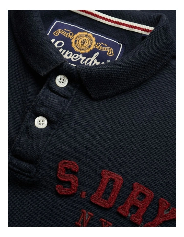 Vintage Athletic Polo in Eclipse Navy image 6