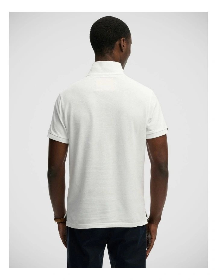 Vintage Athletic Polo in Optic image 2