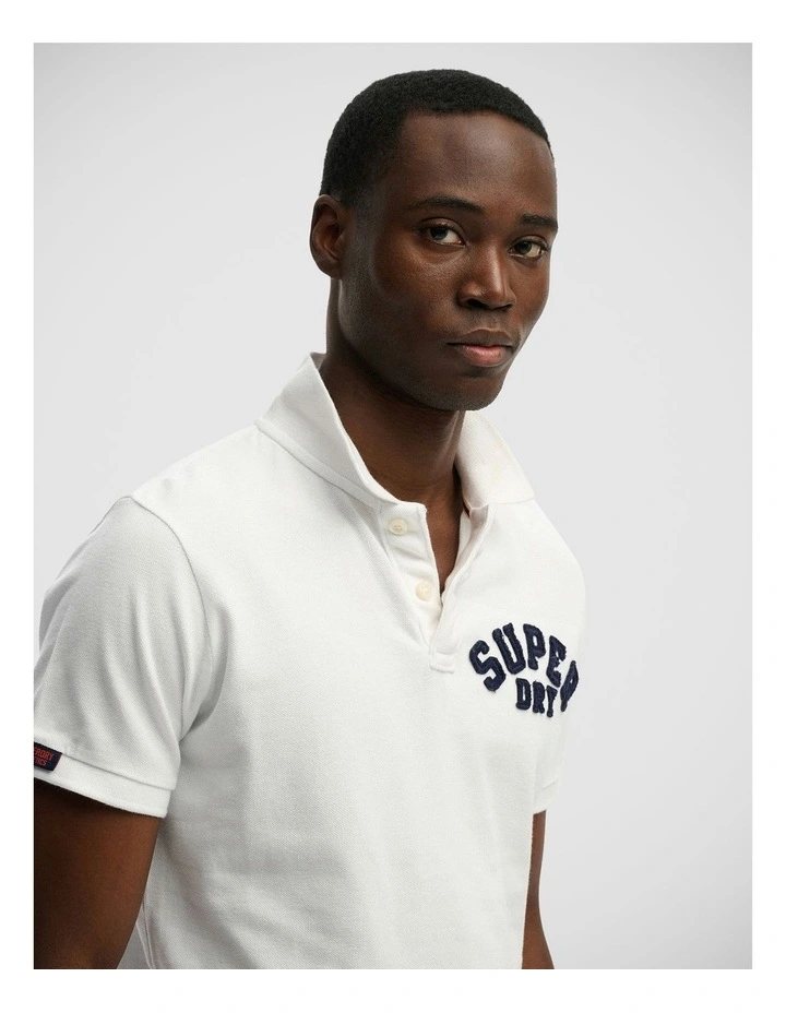 Vintage Athletic Polo in Optic image 4