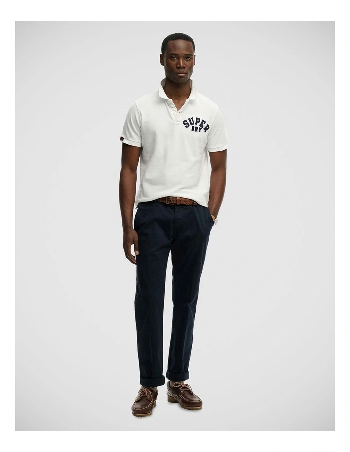 Vintage Athletic Polo in Optic image 5
