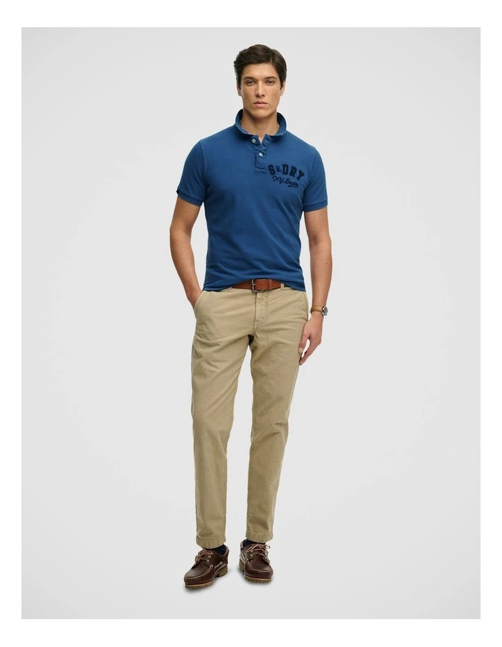 Vintage Athletic Polo in Bay Blue image 5