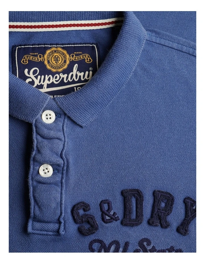 Vintage Athletic Polo in Bay Blue image 6