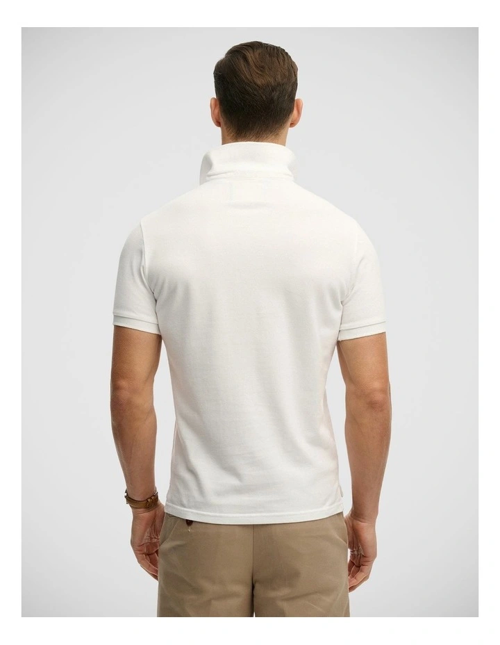 Vintage Destroy Polo in Optic White image 2